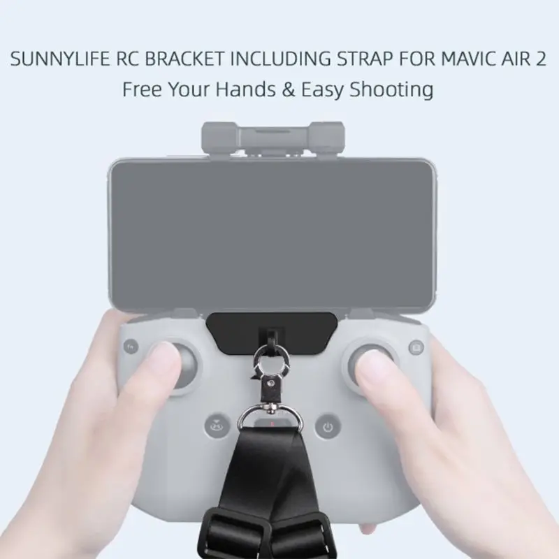 

X7AA 1Set Durable Buckle Bracket with Adjustable Lanyard for D-JI Mavic Air 2 Drone Remote Control Accessories