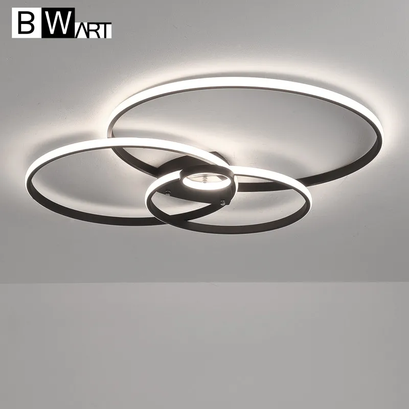 

BWART Modern Led Chandelier Rings Living Room Dining Room Bedroom Led Lustres dimmable Led Ceiling Chandelier Lighting Fixtures