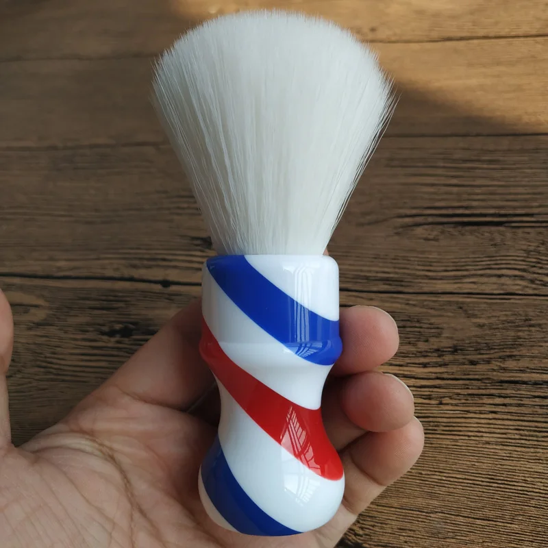 Dscosmetic 24 мм Мягкие синтетические волосы узлы бритвенная щетка с ручкой