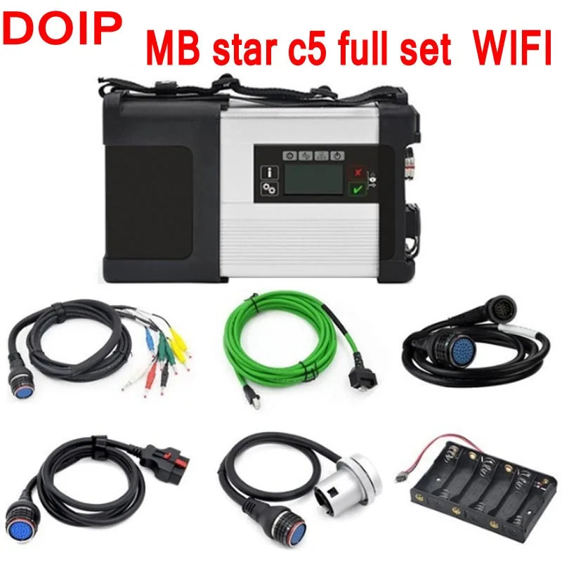 Mb Star C5 SD Connect Plus Doip с программным обеспечением SSD Wi Fi функцией диагностический