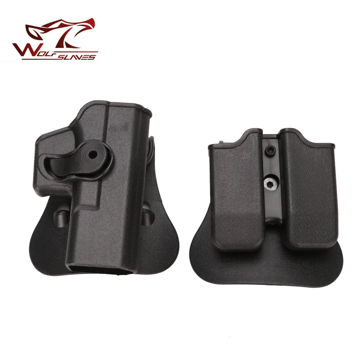 IMI ОБОРОНЫ Полимер Сохранение Roto правшей Кобура Подходит GLOCK 17/19/22/31& двойная магазинная чехол для пейнпола спортивное оружие кобура