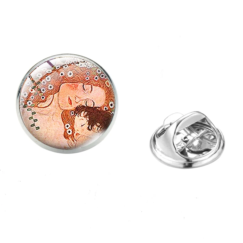 Азиатских классический художник Густав Климт поцелуй брошь на застежке