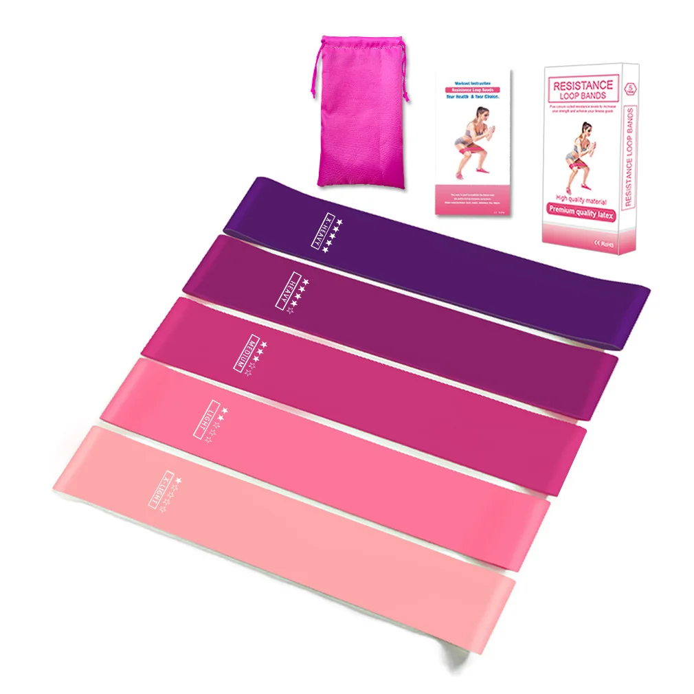 Новые эластичные ленты для фитнеса резиновые упражнений в спортзале пилатеса