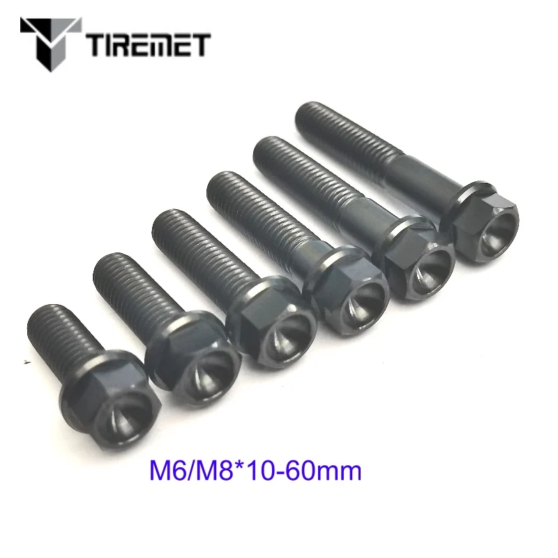 Tiremet Титан болты фланца с шестигранной головкой винт M6 M8x 10 15 16 18 20 25 30 35 40 45 50 55 60 мм