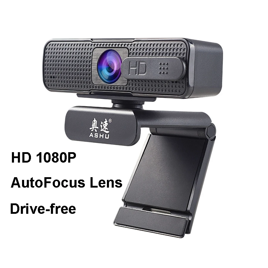 

Веб-камера 1080P HD, USB, 2,0 P, с микрофоном, для ПК, IOS