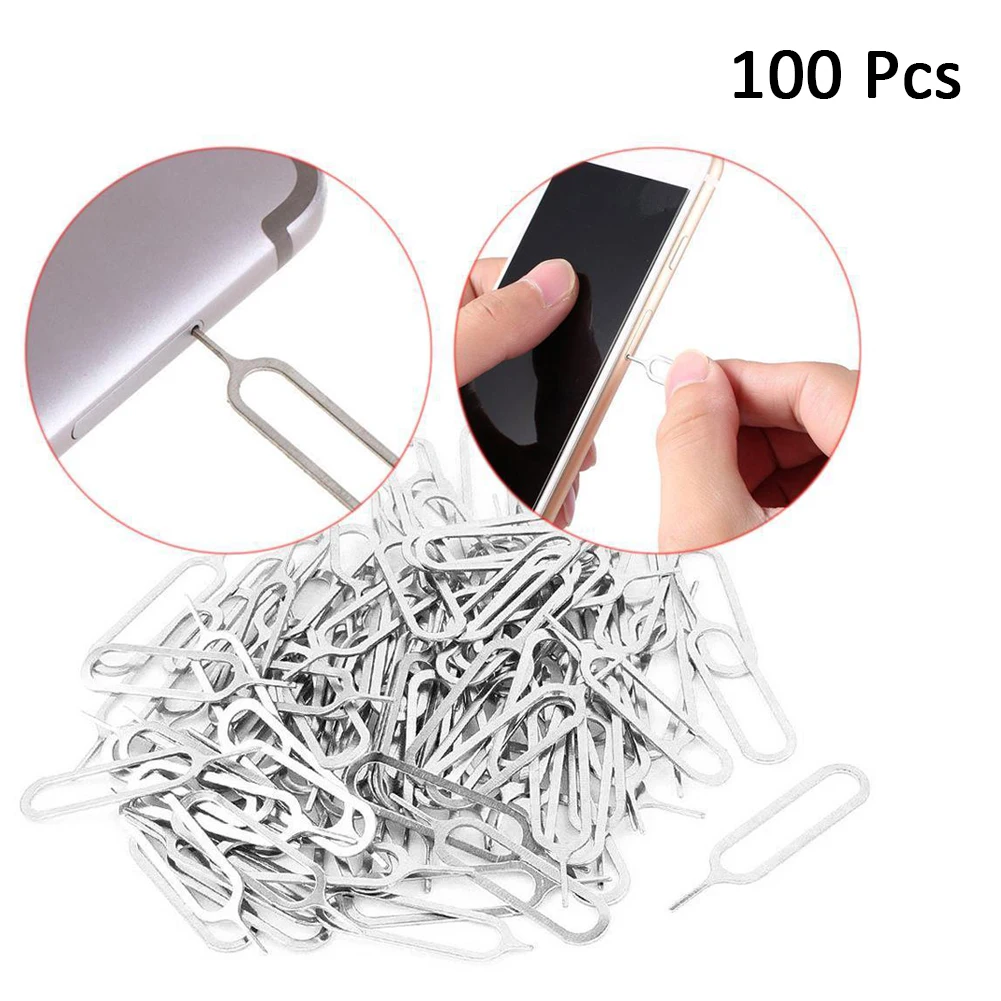 

100 шт., универсальные штифты для извлечения Sim-карты