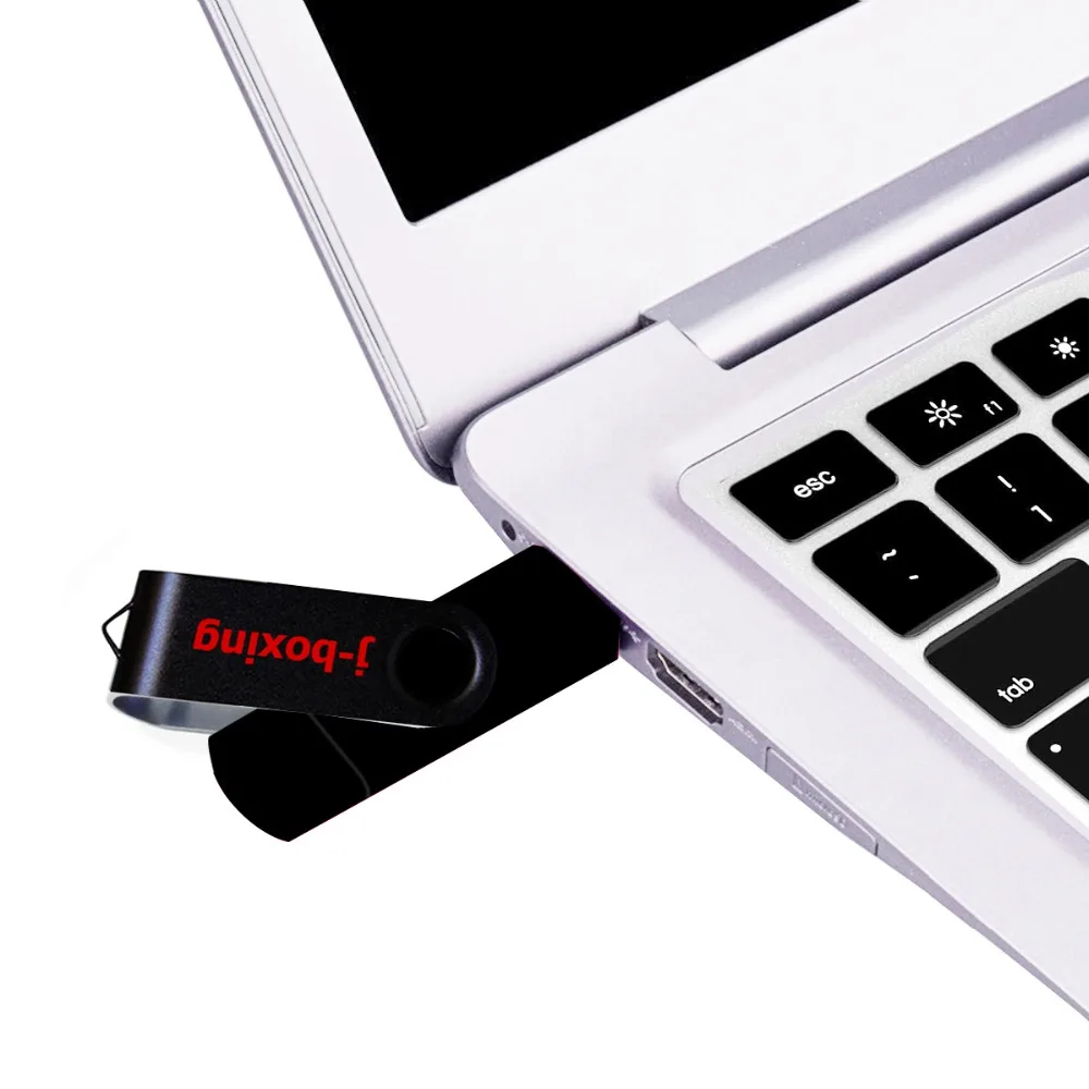 J-boxing 2 в 1 OTG USB Flash 64 ГБ 32 ГБ 16 ГБ 8 ГБ Micro USB Memory Drive металлический вращающийся флеш-диск для смартфонов Android