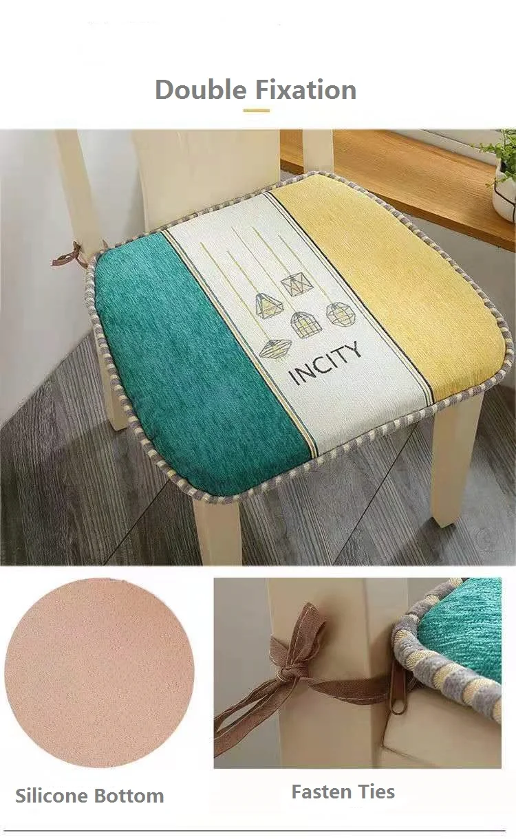Nordic декоративные стул колодки и подушки Чехол для Деревянный Кухня Подушка на