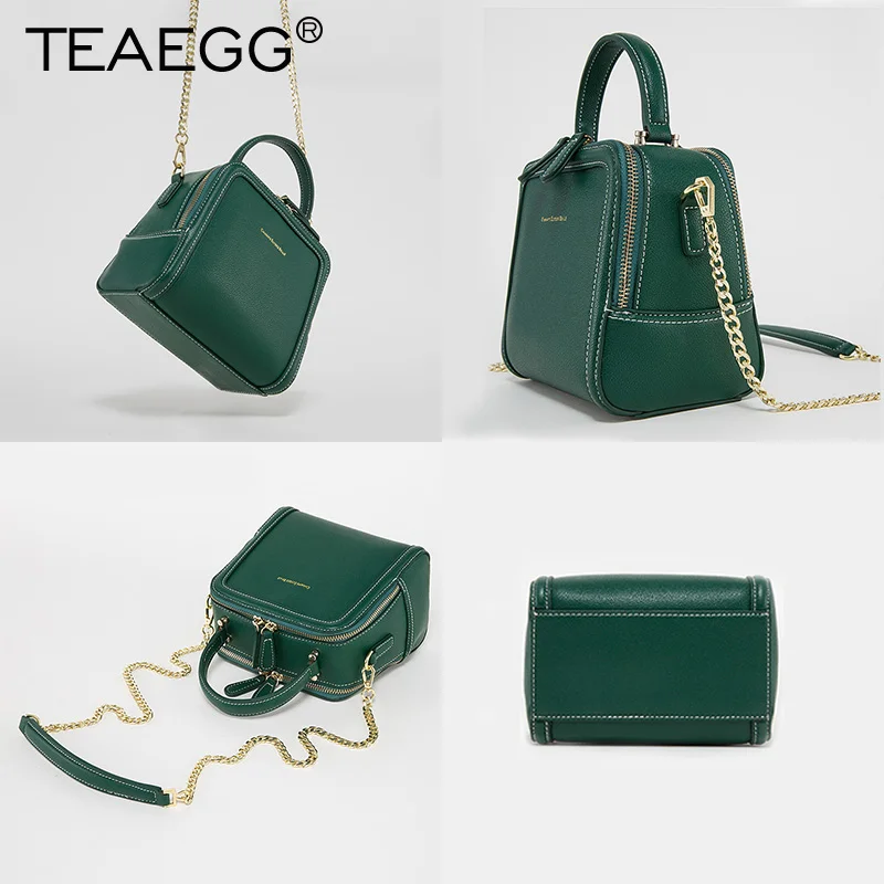 TEAEGG 2019 женская дизайнерская сумка-тоут цельная цепочка сумка Брендовая через