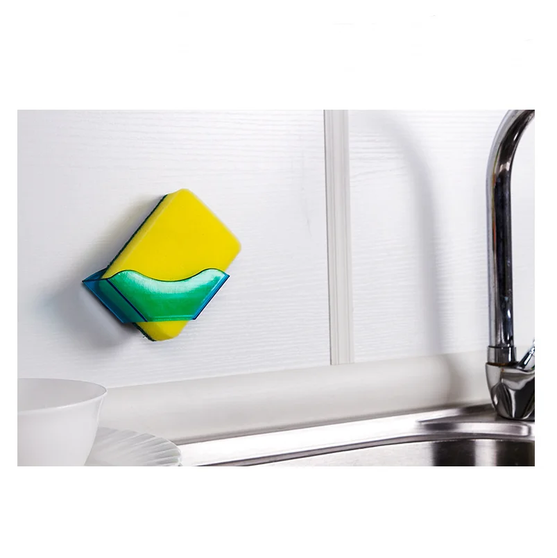 

Creative Kitchen Sink Shelf Powerful Double Suction Cup Sink Sponge Drain Rack Multi-purpose Bathroom Storage Rack