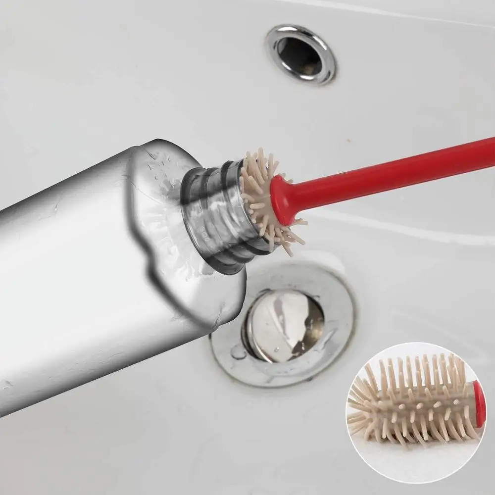 Cleanhome красная Детская щетка для чистки кухонных стаканчиков | Дом и сад