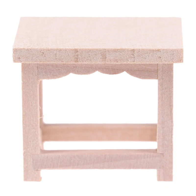 Кукольный домик Миниатюрные аксессуары деревянный табурет подставка для цветов