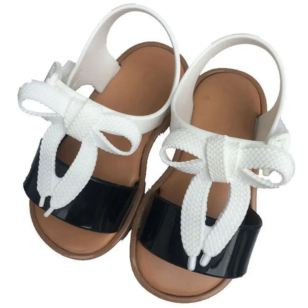 

Mini Mlsa Shoes 2021 New Summer Style Jelly Shoe Girl Non-slip Kids Beach Sandal Toddler