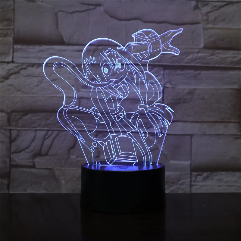 Мультяшный женский 3d ночник светодиодный светильник для девочек декор комнаты