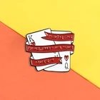 Брошь на булавке, с эмалью, для подарков