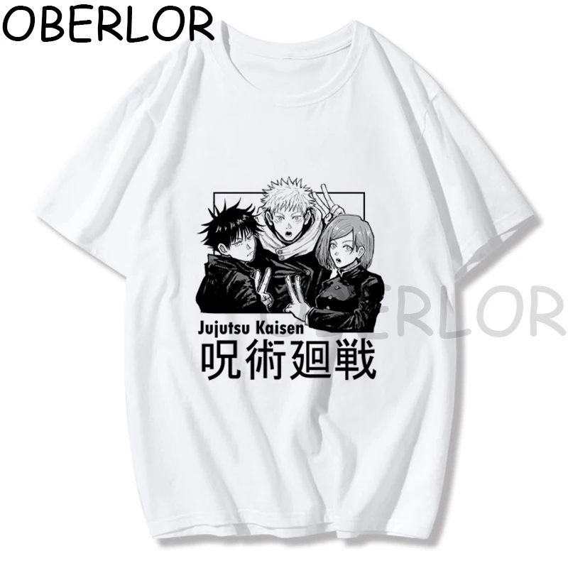

Japan Anime Jujutsu Kaisen Characters T Shirt Men Harajuku Yuji Itadori T-shirt Graphic Fushiguro Megumi Fashion Top Tshirt Male