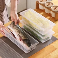 2pcsset kitchen refrigerator food storage container moisture proof and leached fresh box sealed storage box