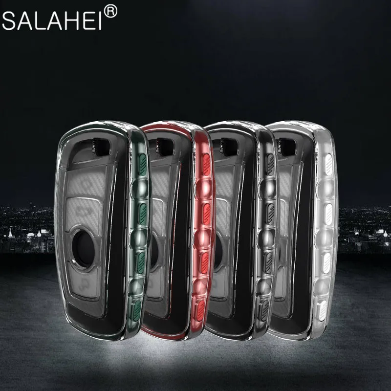 

TPU Car Key Case Cover For BMW 520 525 f30 f10 F18 118i 320i 1 3 5 7 Series X3 X4 M3 M4 M5 Protection Key Shell Accessories