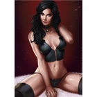 Картина из игры Yennefer сексуальная леди девушка Искусство Холст Плакат на заказ Висячие картины 16x24 24x36 дюймов гостиная декоративные картины