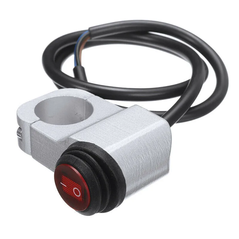 

Spot Light Waterproof Switch 120W Sliver 12V Grips Handlebar Headlight