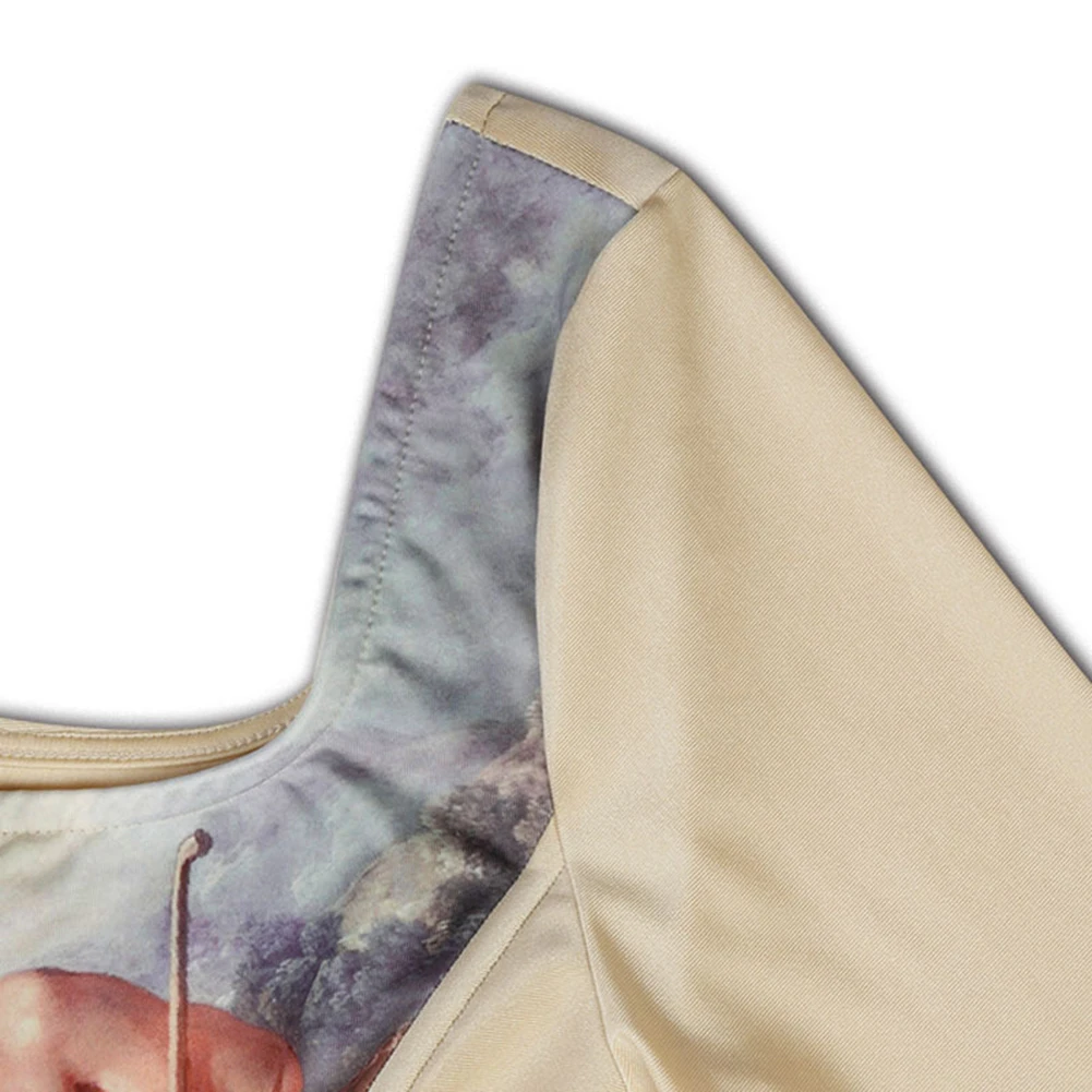 Женский укороченный топ с квадратным вырезом Привлекательный Топ длинным