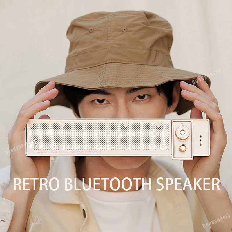 Wireless Retro Bluetooth Speaker Home Karaoke Built-in Bluetooth Speaker  HIFI Aux TF Portable Outdoor Stereo Soundbar Speaker enlarge