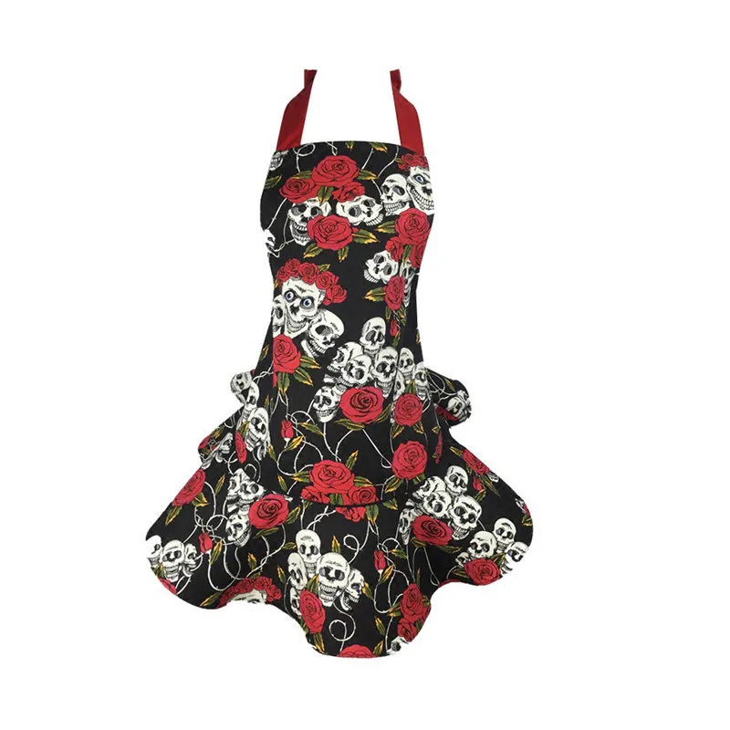 

Halloween Printed Sexy Erotic Maid Dress Exotic Costumes Sexy Babydoll Female Full Backless Sleepwear 2020 Fashion Hot Sale