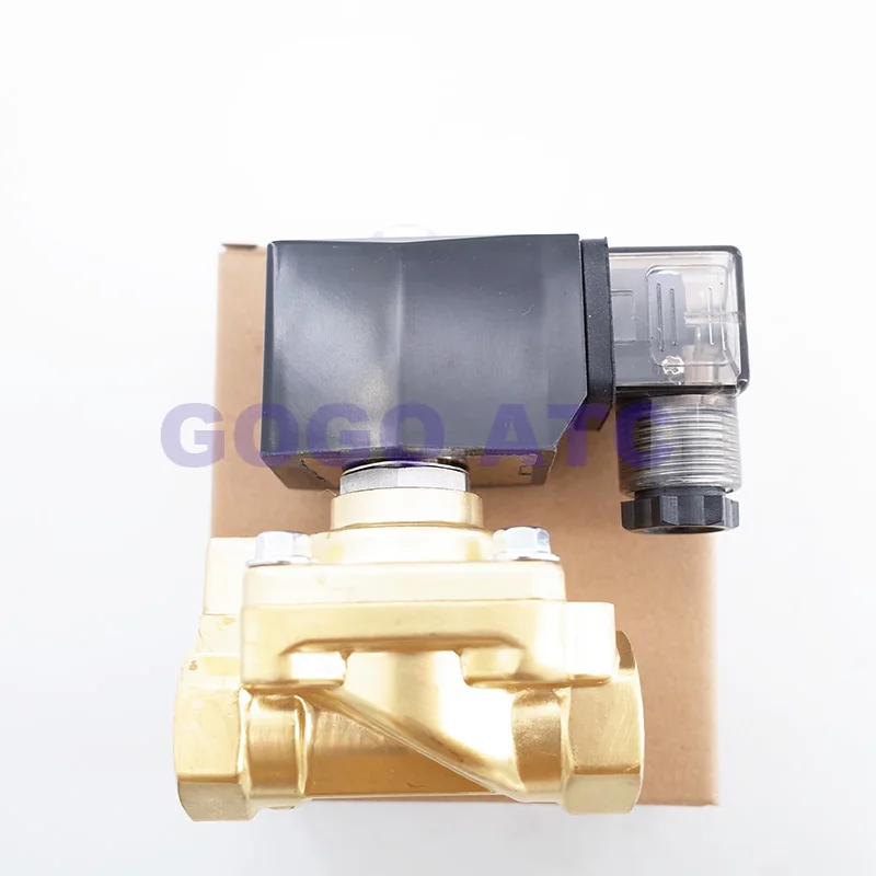 GOGO 50bar 2-сторонний латунный Соленоидный клапан высокого давления для Air аргон азот