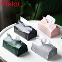 high end fashion custom commemorative tissue box modern household personalized gift printable creative gift tissue box