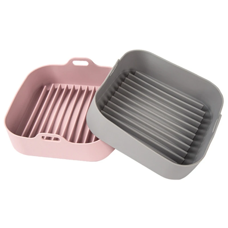 

Air Fryer Silicone Pot,Multifunctional Air Fryers,Oven Accessories, Bread Fried Chicken Baking Tray,Baking Dishes