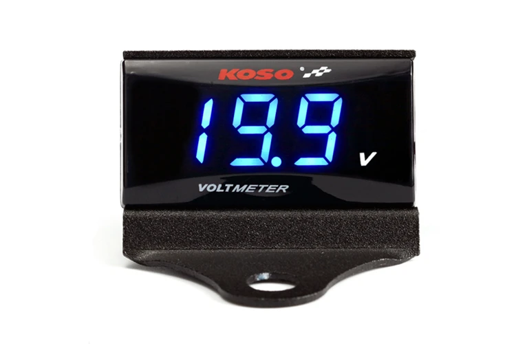 Мотоцикл KOSO DC12V Цифровой вольтметр Для Honda Kawasaki er6n Suzuki Yamaha NVX NMAX XMAX 300 MOTO светодиодный датчик панели сигнализации
