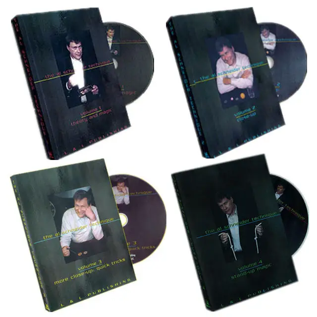 

Al Schneider - The Al Schneider Technique vol.1-4-Magic tricks