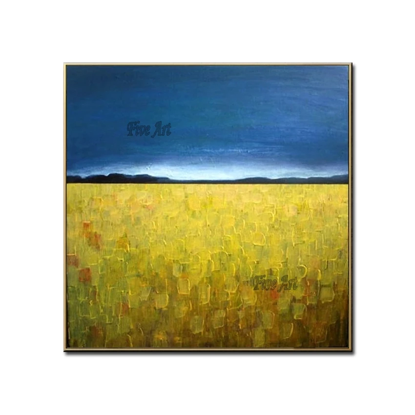 

Unframed Cheap Hot Selling Gold Acrylic Painting 100% Hand-painted Canvas Wall Decoration Art Latest Abstract Canvas Artwork
