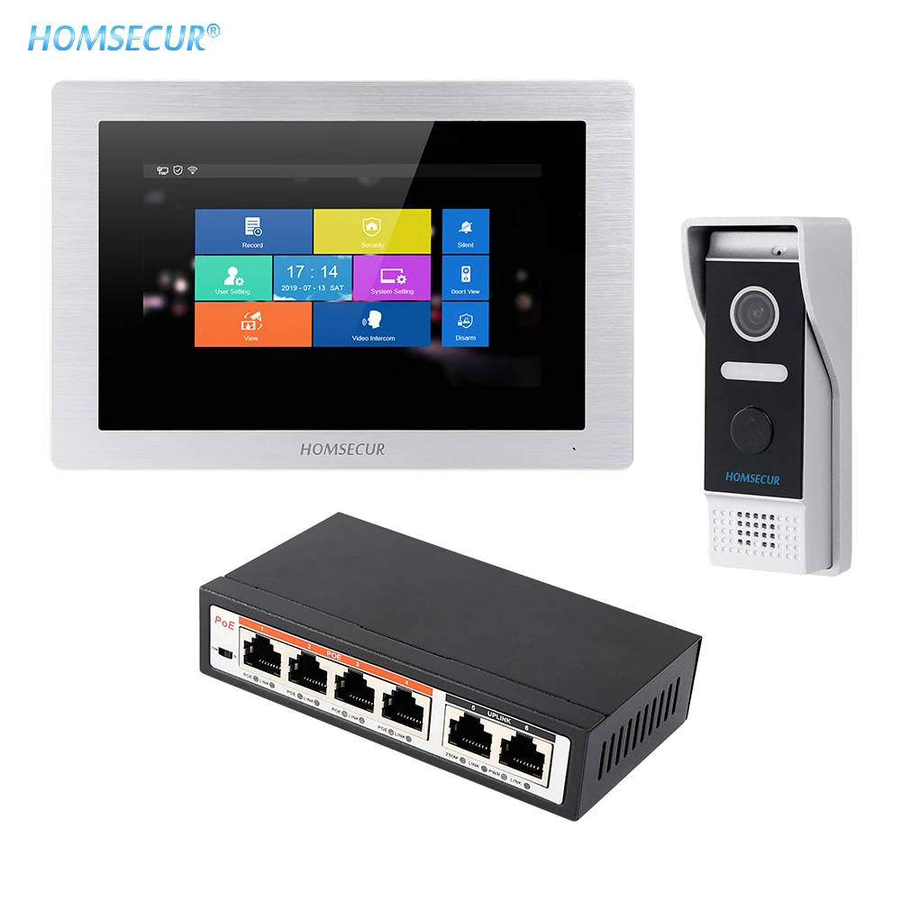 Система видеозвонков HOMSECUR 7 &quot Wi Fi система видеодомофона с мониторингом на улице