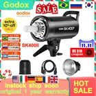 Godox SK400II 400Ws GN65 профессиональная студийная вспышка для фотостудии прямая трансляция youtube tiktok творческая съемка SK400 обновление