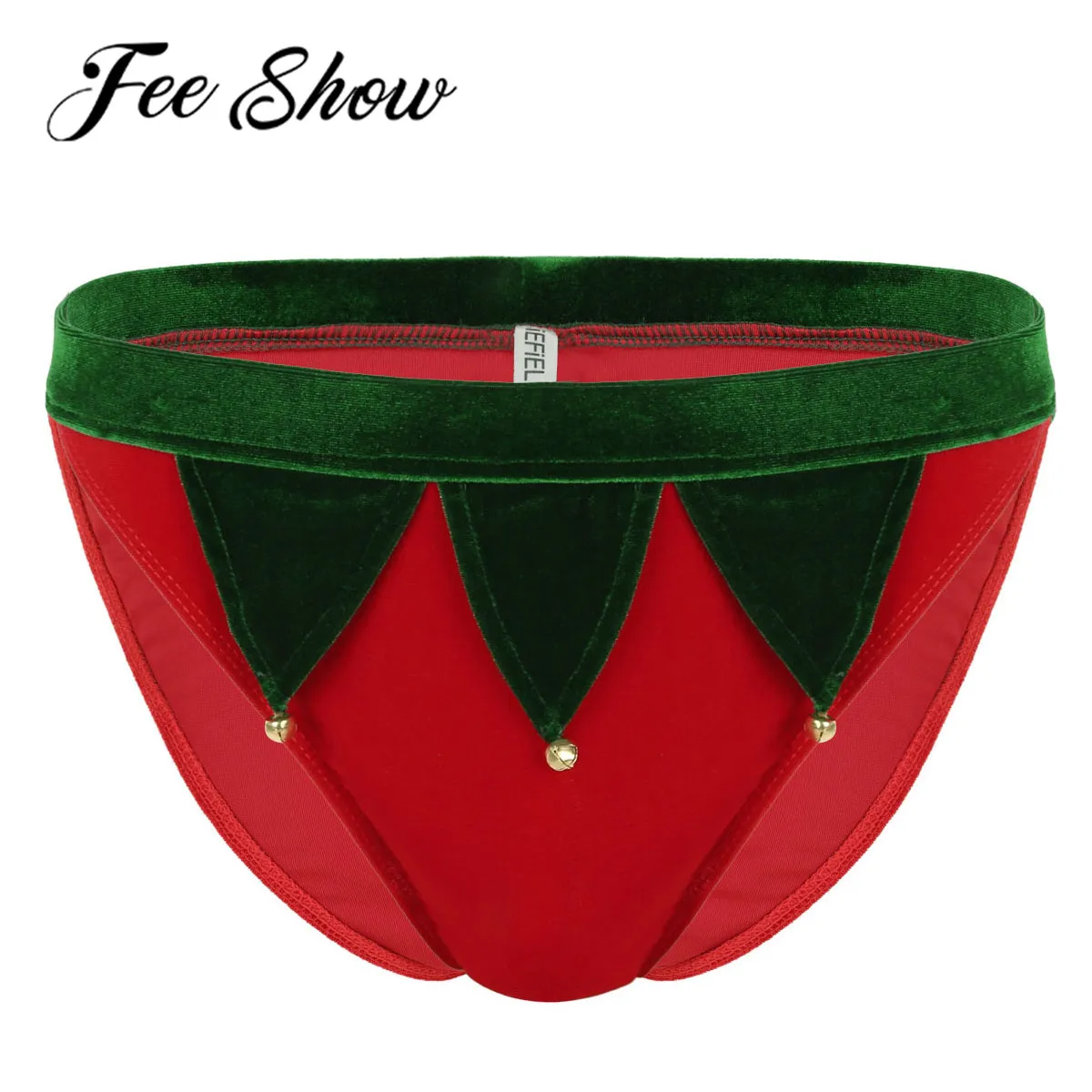 Нижнее белье для взрослых мужчин рождественские трусы с высоким вырезом