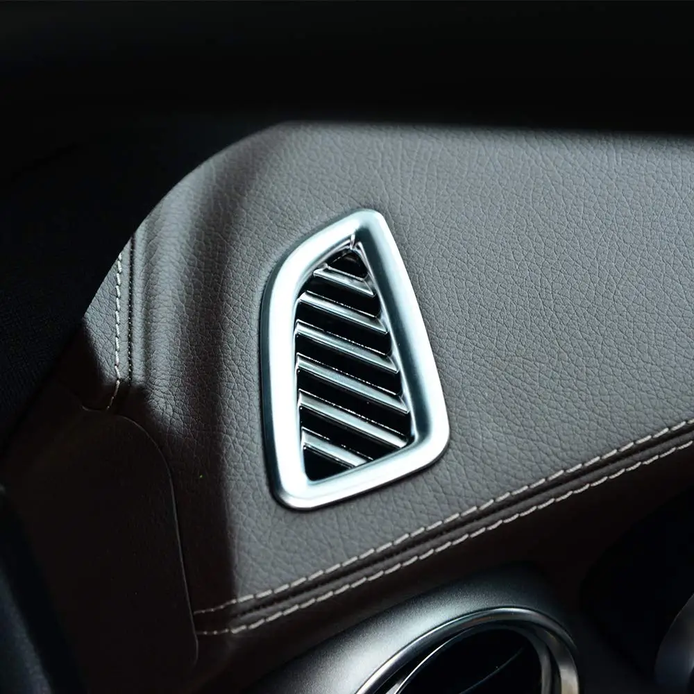 

for Mercedes Benz GLC X253 200 260 300 Car Accessories ABS Matte Side Dashboard Outlet Vent Frame Trim