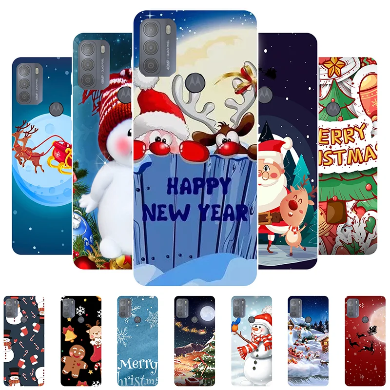 

Christmas Case For Motorola Moto G50 Case Bumper Silicone Phone Cover For Motorola Moto G50 5G Soft Back Cover for MotoG50 G 50