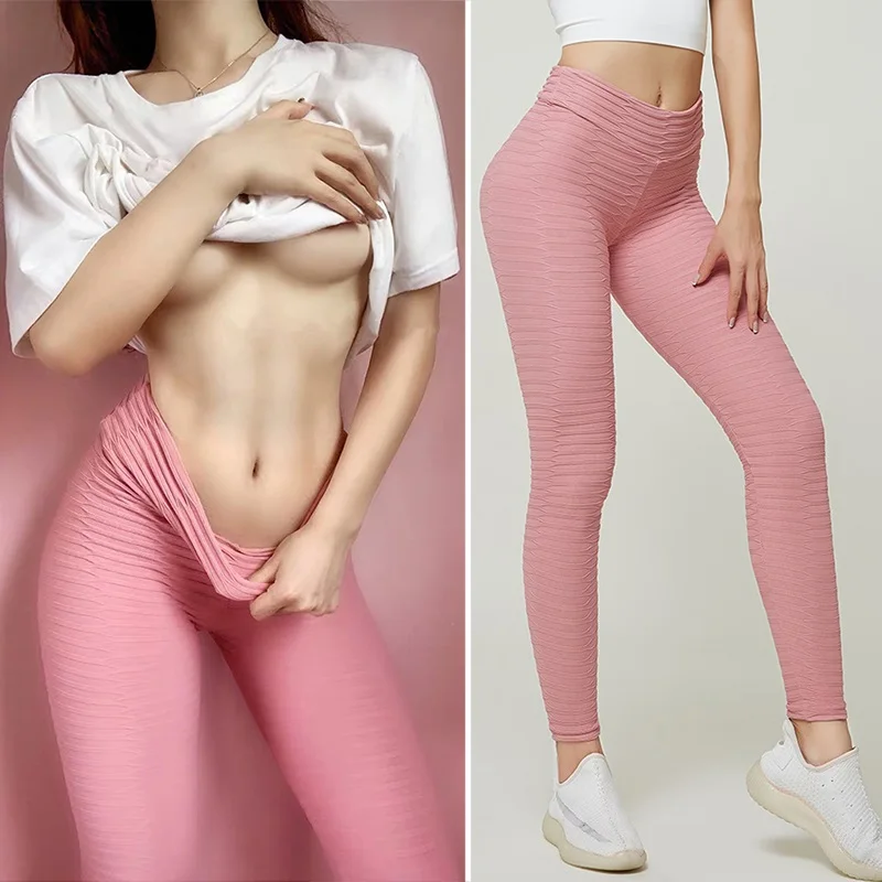 Сексуальные женские штаны для йоги спортивные Леггинсы фитнеса бесшовные