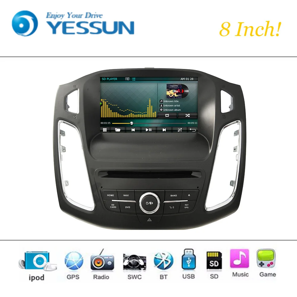 Автомобильный DVD плеер система Wince для Ford Focus 2015 автомагнитола стерео GPS навигация