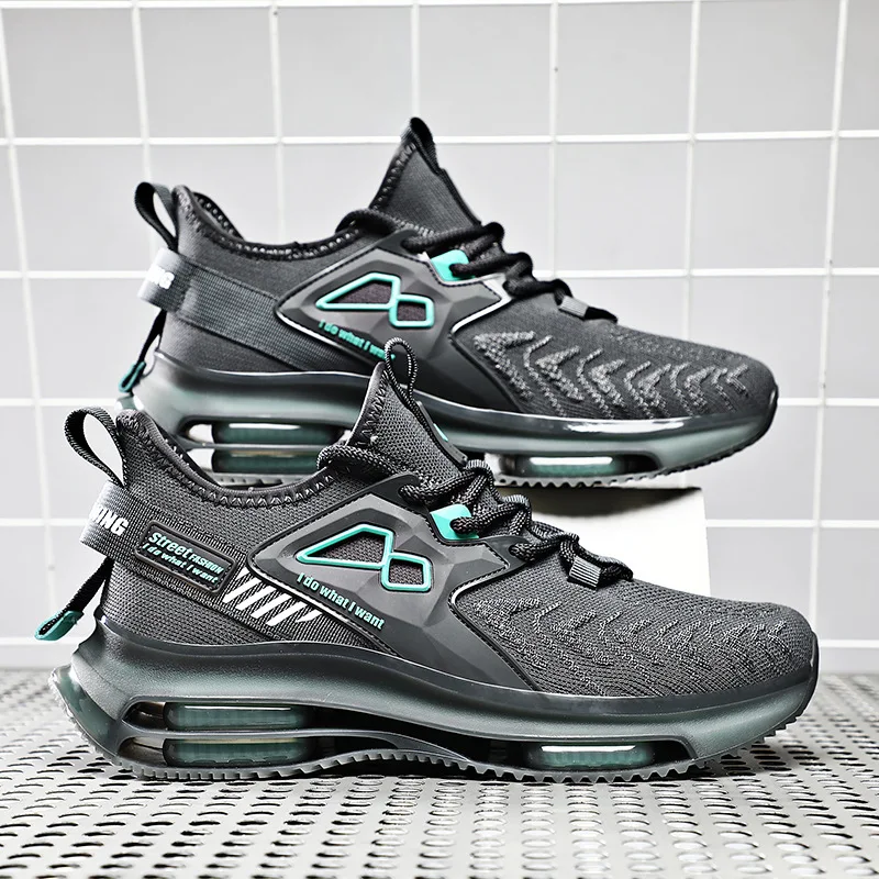 

Men's shoes 2021 summer new coconut popcorn flying shoes mesh breathable casual light trendy sports shoes