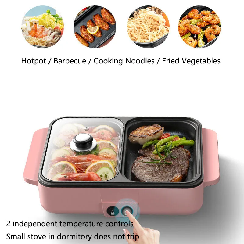 Мини-кастрюля для горячего барбекю гриль жарки одна кастрюля