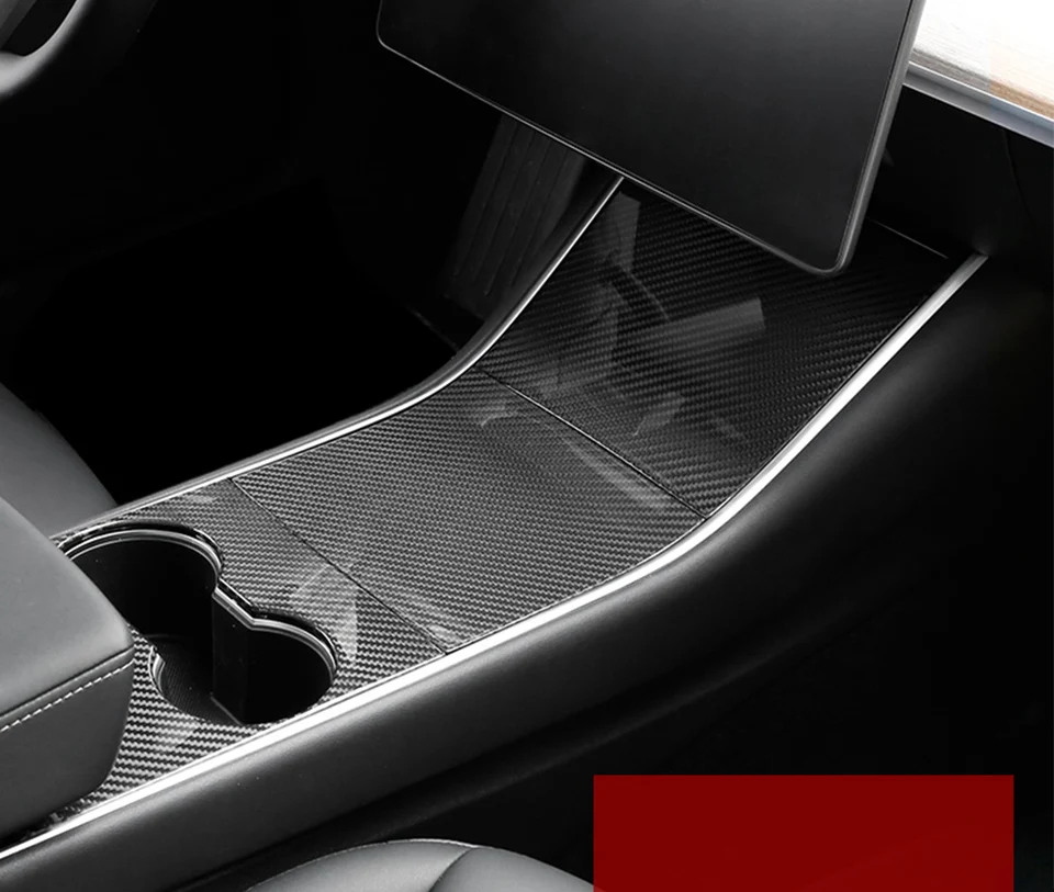 Для tesla модель 3 аксессуары/автомобильные аксессуары tesla центральная консоль модель 3 tesla три центральная консоль tesla модель 3 Карбон