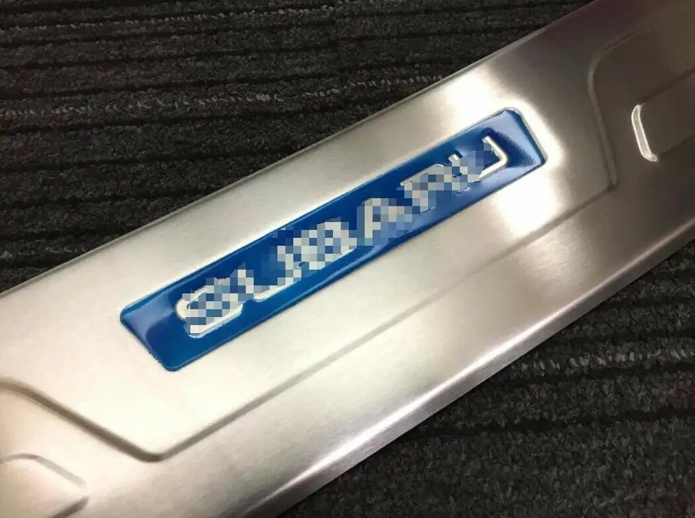 Для Subaru Outback 15-18 внешняя нержавеющая сталь порога пластина заднего бампера