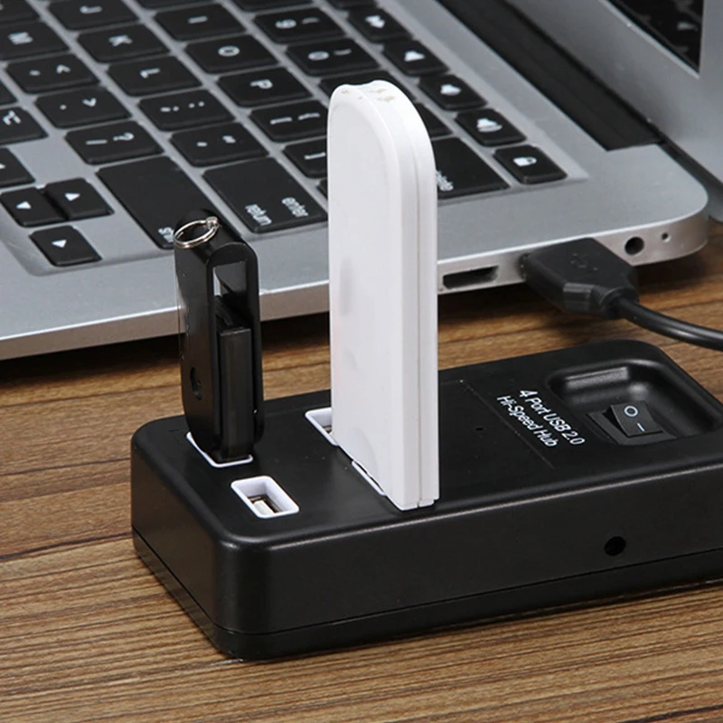 4 порта USB сплиттер расширение высокоскоростной Многофункциональный 2 0