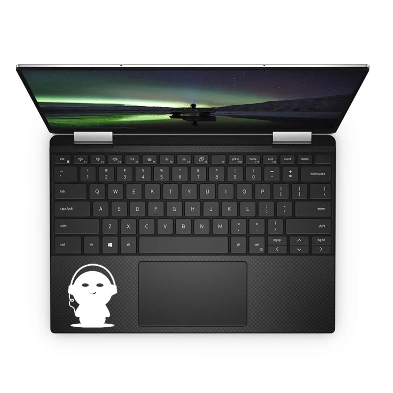 Симпатичные Музыка мальчик трекпад наклейка для ноутбука наклейки Macbook Pro 16 &quotAir