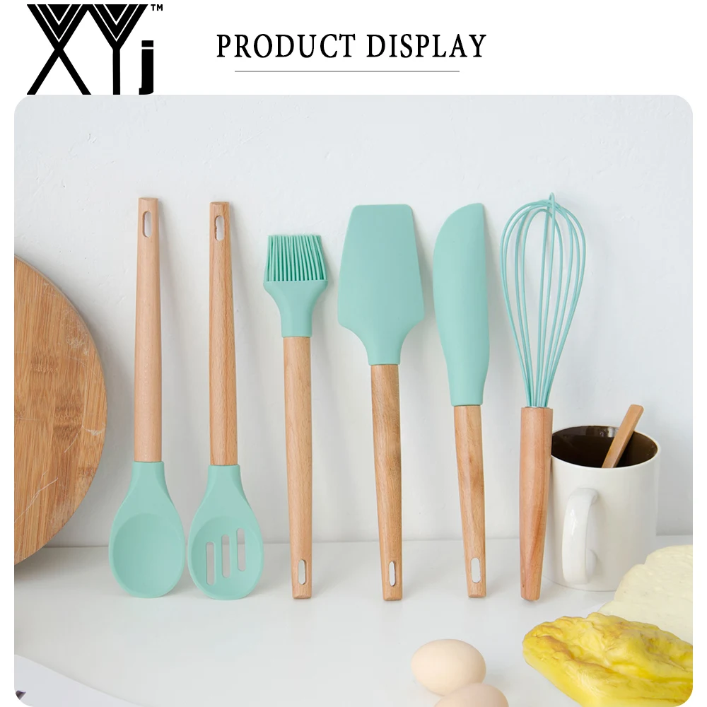 Набор кухонной утвари Qing из нержавеющей стали ножницы для чистки силиконовые