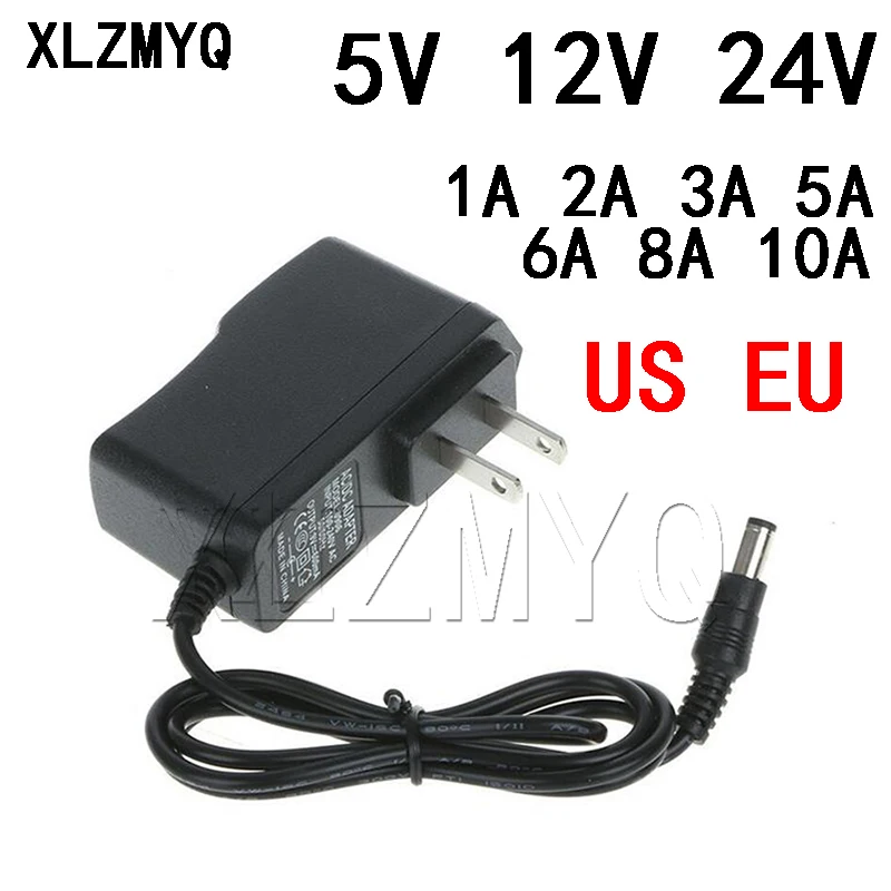 AC 110 240V постоянного тока 5 В 12 24 2A 3A 5A 6A 8A 10A Универсальный Мощность адаптер питания