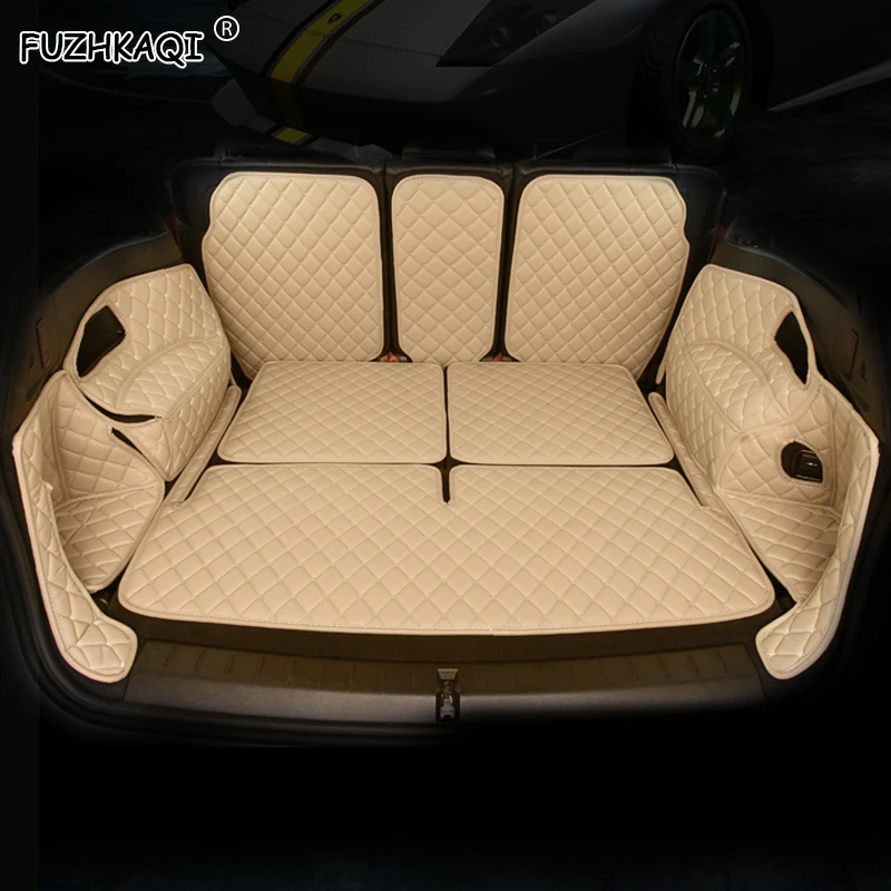 Пользовательские кожаные автомобильные коврики для багажника Infiniti Q50 Q60 Q70