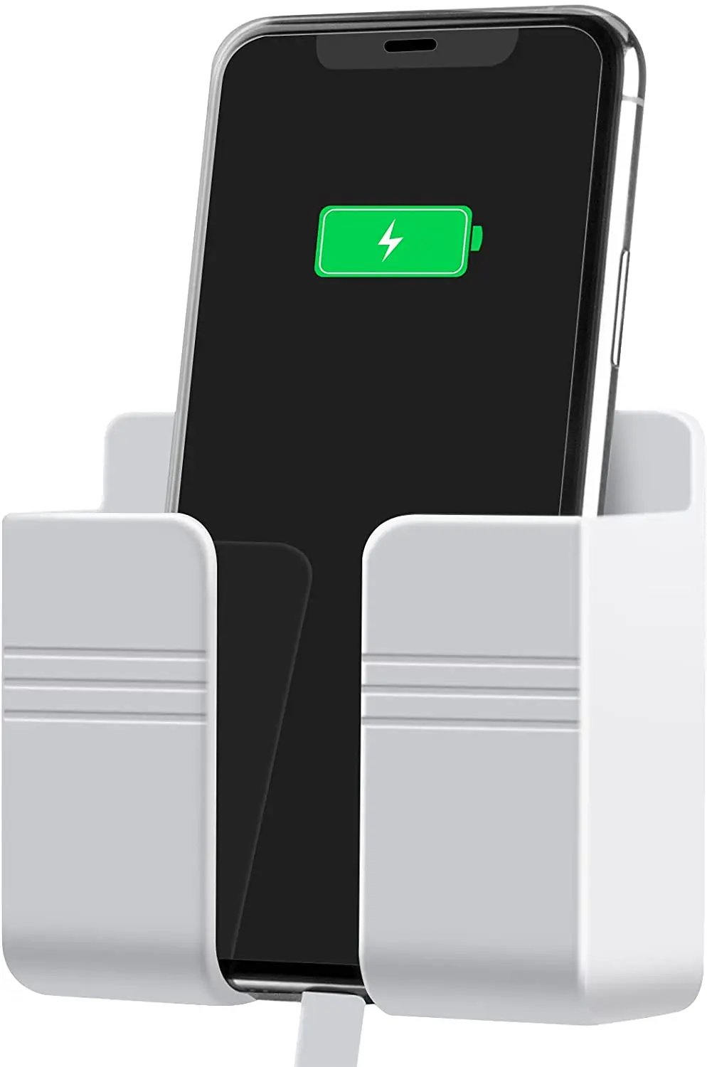 remote control mobile phone charging hanging holder multifunction wall mounted plug bracket storage box for home kitchen office free global shipping